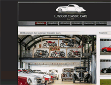 Tablet Screenshot of lutziger-classiccars.ch